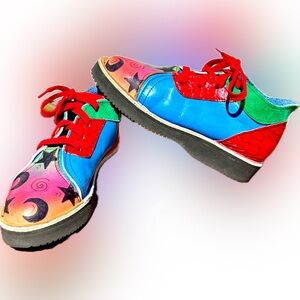 Handmade leather women’s booties.